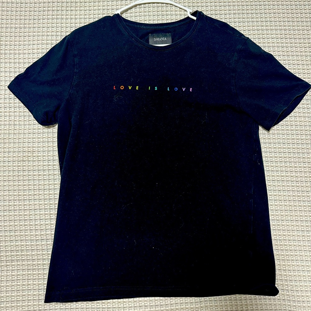 LaMania T-shirt men Love is Love M